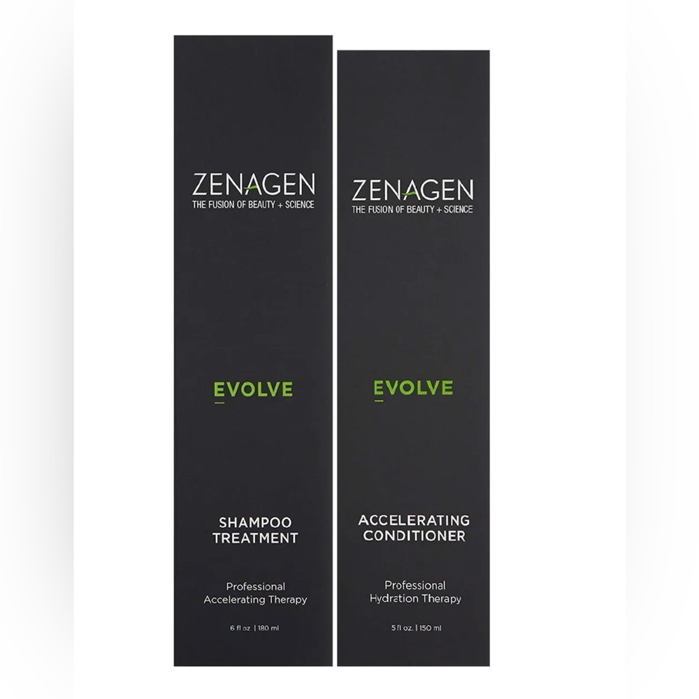 Zenagen Evolve Unisex Treatment Shampoo 6 oz. & Accelerating Conditioner 5 oz.